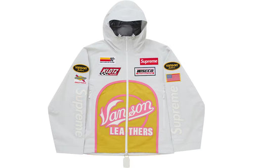 Veste Supreme x Vanson Leather GORE-TEX rose - vue 1